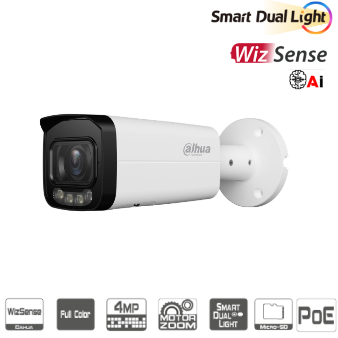 Dahua HFW3449T-ZS-IL 4MP WizSense Bullet Camera wit