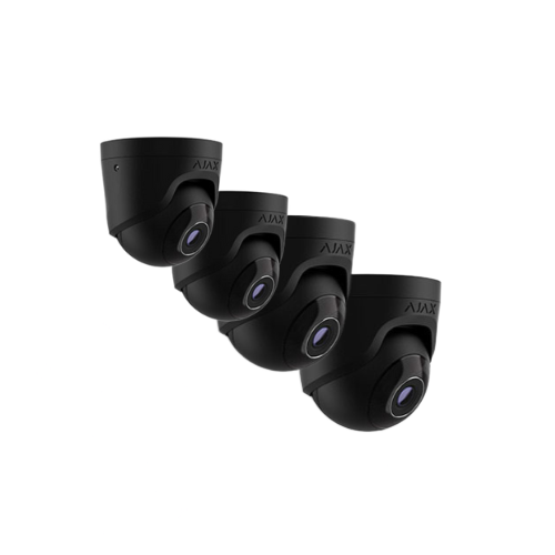 Ajax CameraSet Grote Woning / Bedrijf – 4 Camera’s + NVR (2TB HDD)