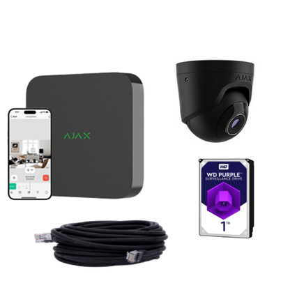Ajax CameraSet Appartement – 1 Camera + NVR  (1TB HDD)
