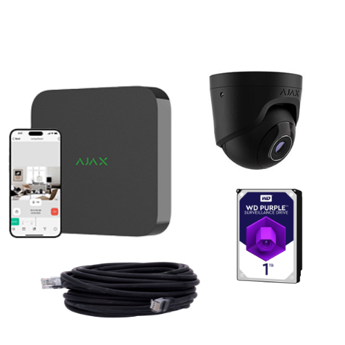 Ajax CameraSet Appartement – 1 Camera + NVR  (1TB HDD)