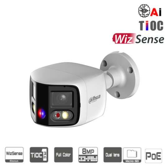 Dahua PFW3849S-A180-AS-PV 8MP TiOC 180° Bullet Camera