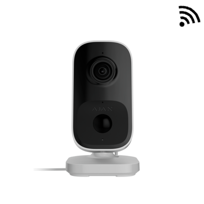 Ajax IndoorCam Wit 4MP Wi-Fi Camera met AI en PIR