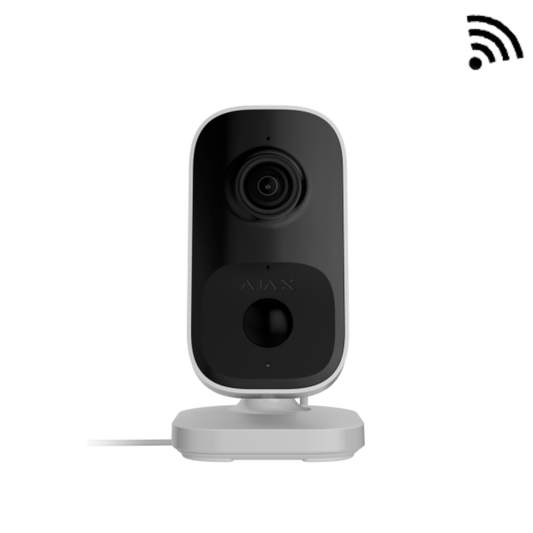 Ajax IndoorCam Wit 4MP Wi-Fi Camera met AI en PIR