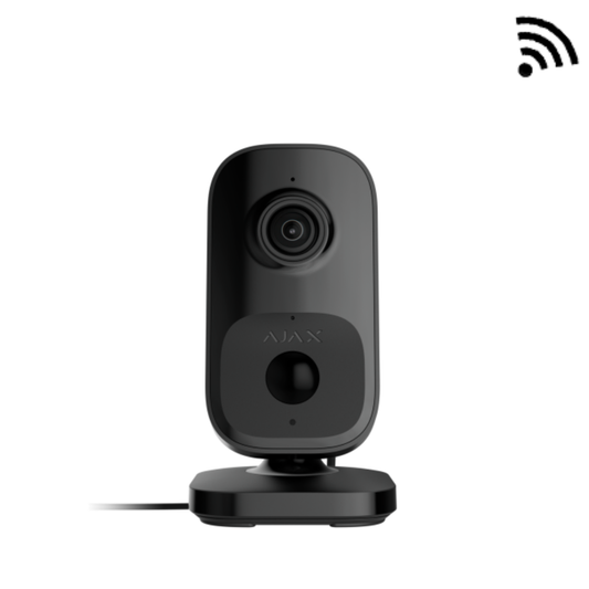 Ajax IndoorCam Zwart 4MP Wi-Fi Camera met AI en PIR