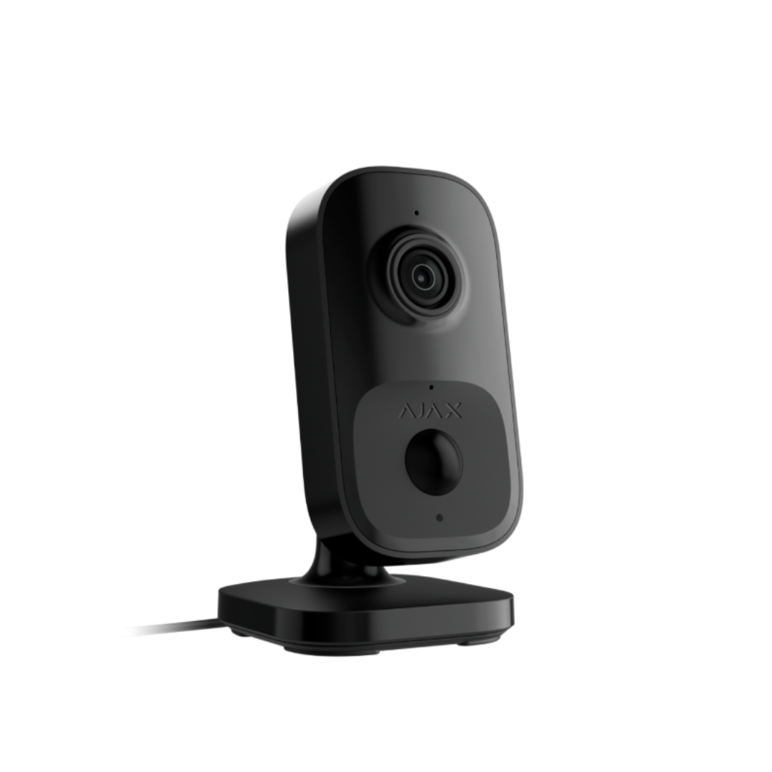 Ajax IndoorCam Zwart 4MP Wi-Fi Camera met AI en PIR