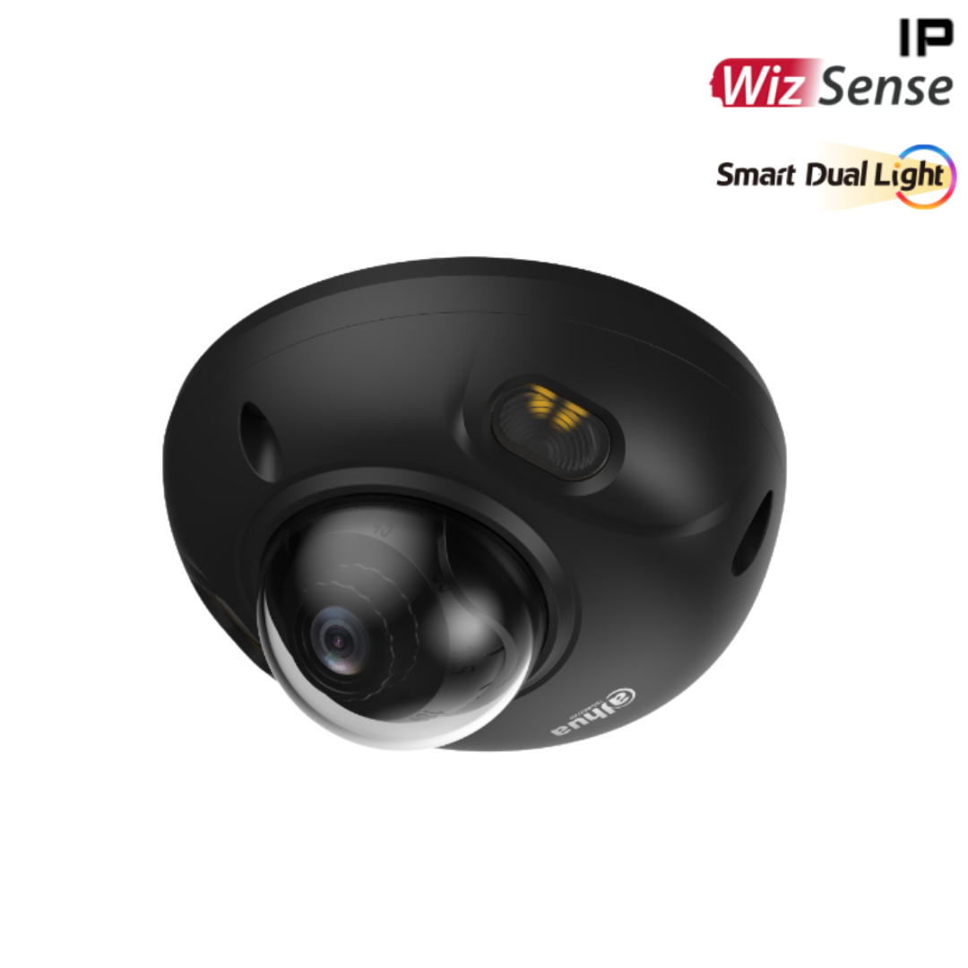 Dahua HDBW3849F-AS-IL 8MP WizSense Domecamera Zwart