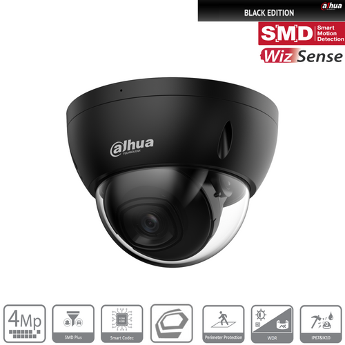 Dahua DH-IPC-HDBW2441EP-S-0280B 4MP WizSense Dome Camera Black