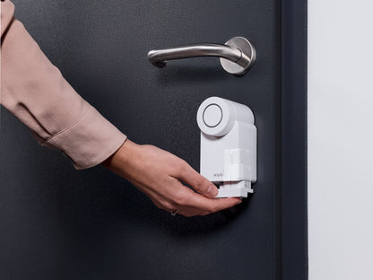Nuki Smart Lock Go – Slim instapmodel voor moeiteloze deurtoegang